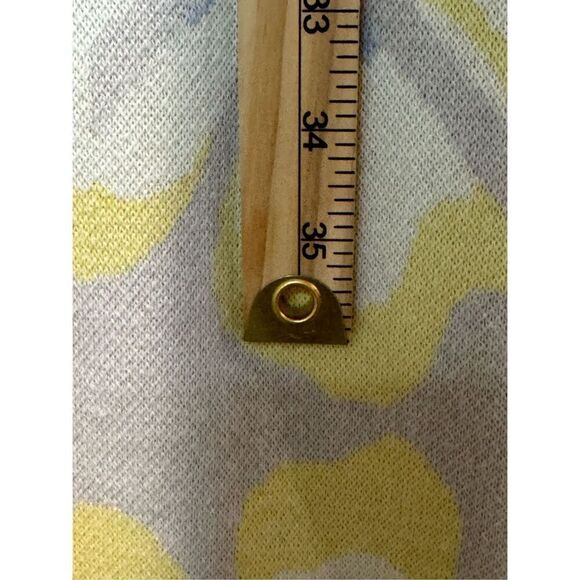 House of Sunny Hibiscus Aaron Knit Long Length Short Sleeve Top Women's 8US - Picture 10 of 16